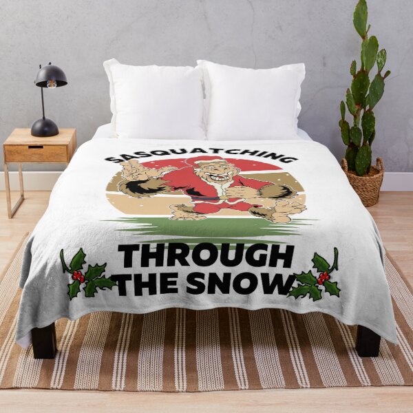 Item preview, Funny Sasquatch Christmas Bigfoot Santa Christmas designed and sold by Tasha McGlashan.
