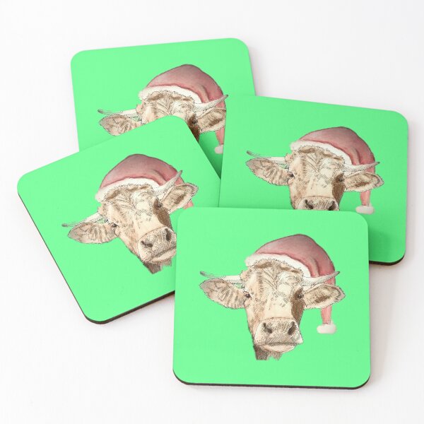 Item preview, Merry Christmas Cow Farm Filthy Animal designed and sold by ClosLineDesigns.