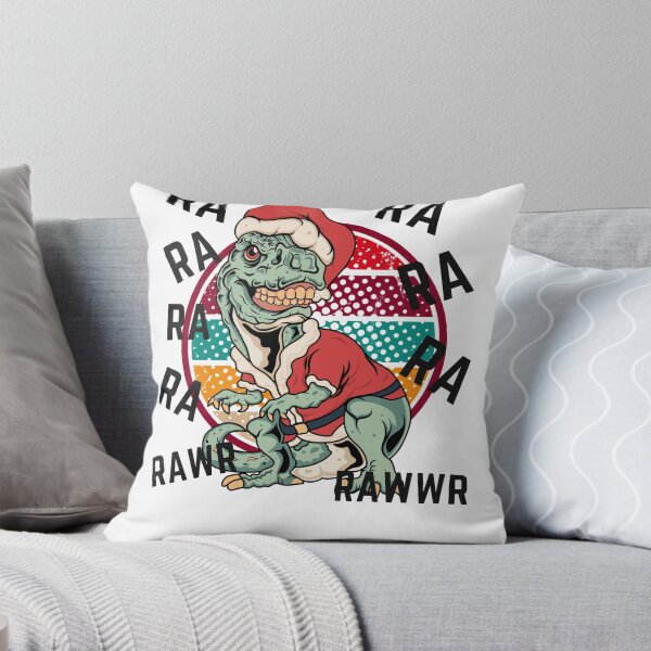 Item preview, Funny Christmas Fa Ra Ra Rawr Dino Santa Claus designed and sold by Tasha McGlashan.
