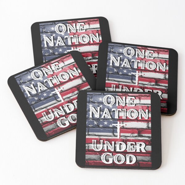 Item preview, One Nation Under God - Jesus on the Cross - American Flag - Original by Boo-da-chay designed and sold by Boo-da-chay.
