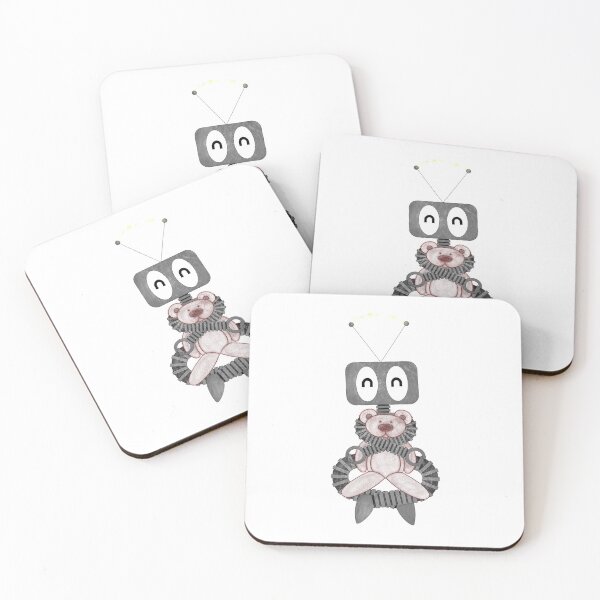 Item preview, Robot bear hug designed and sold by HighKingPaige's Sarcastic Airquotes Art Shop.