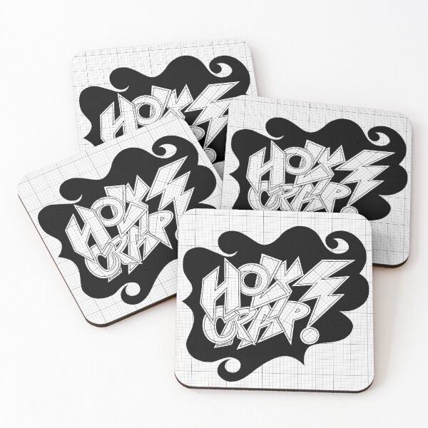 Item preview, Holy Crap! With graph background designed and sold by HighKingPaige's Sarcastic Airquotes Art Shop.