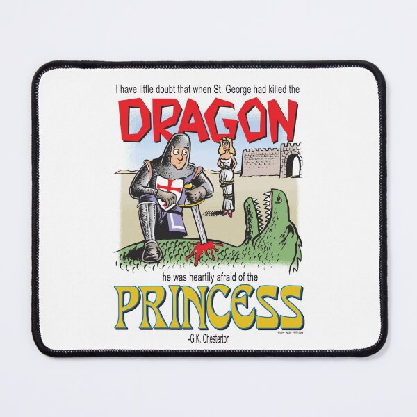 Item preview, Now St. George faces his first challenge! designed and sold by Allen Peterson.