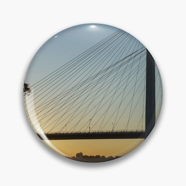 Item preview, Cable-stayed bridge at sunrise designed and sold by DomingoPhoto.