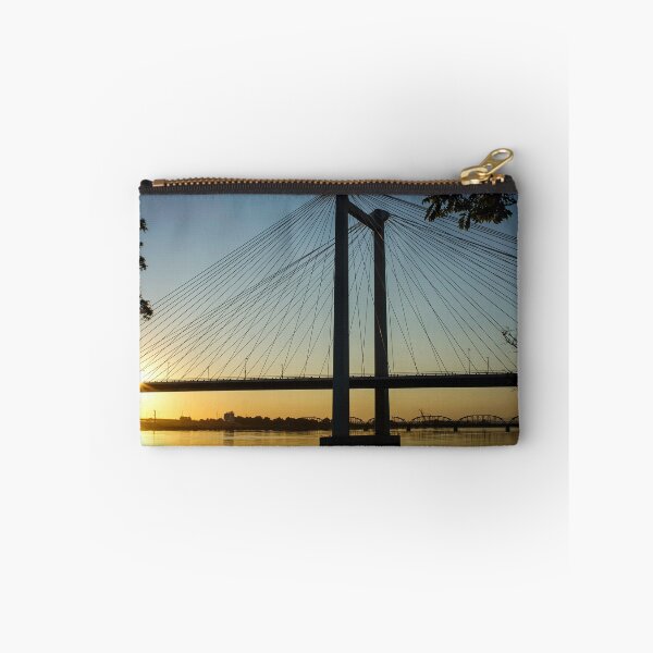 Item preview, Cable-stayed bridge at sunrise designed and sold by DomingoPhoto.