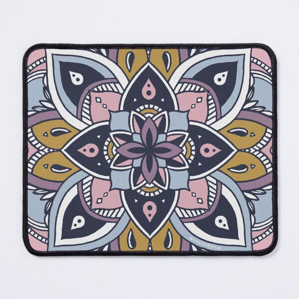 Item preview, Mandala in Pink & Blue Colour Scheme designed and sold by CircusCreative.