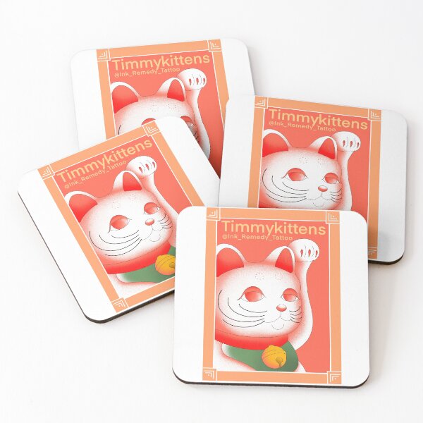 Item preview, Timmy Kittens Maneki-neko designed and sold by InkRemedy.