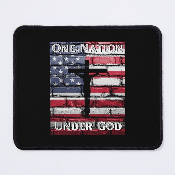 Item preview, One Nation Under God - Jesus on the Cross - American Flag - Original by Boo-da-chay designed and sold by Boo-da-chay.