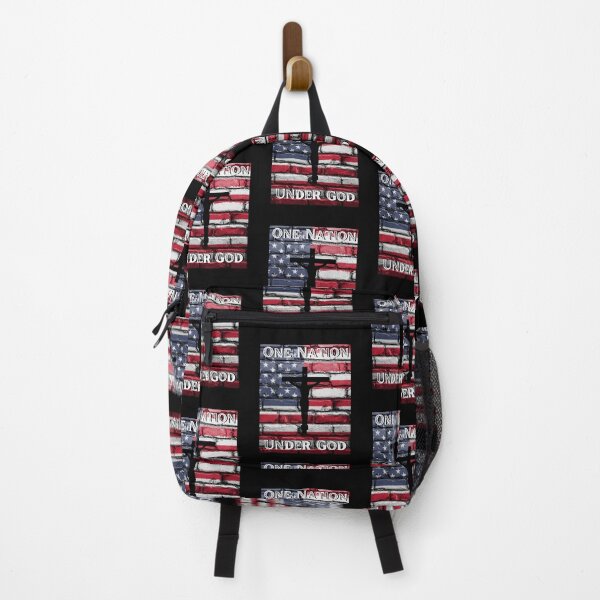 Item preview, One Nation Under God - Jesus on the Cross - American Flag - Original by Boo-da-chay designed and sold by Boo-da-chay.