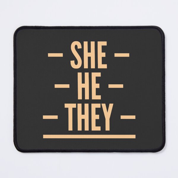 Item preview, She/He/They Pronouns designed and sold by Vira Magnus Layton.