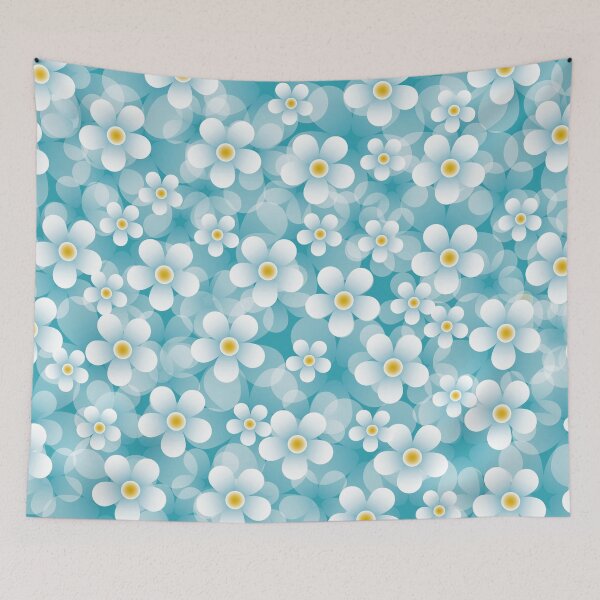 Item preview, Blooming Blue Color Wild Daisy Flowers Make Life Beautiful.  designed and sold by monodesigns.