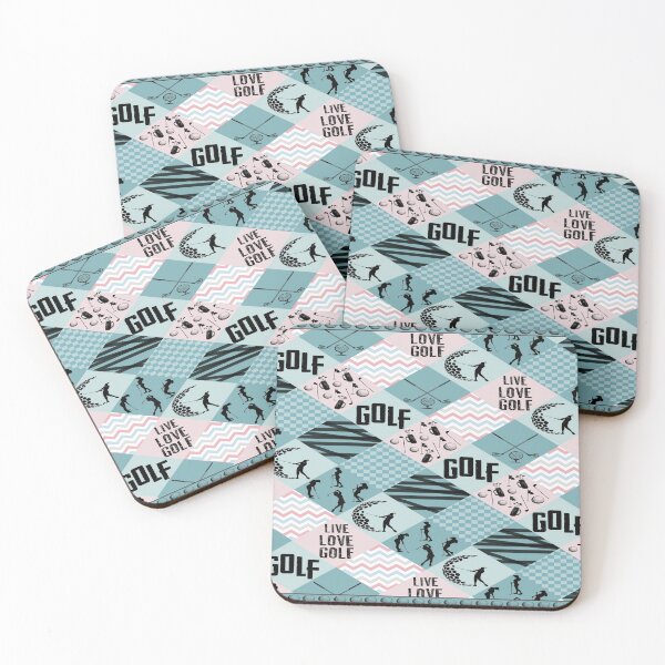 Item preview, Golf Vintage Patchwork designed and sold by AlysaWithArt.