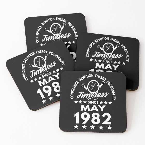 Item preview, May Birthday Timeless Person -1982 - White Text designed and sold by MoonsmileProd.