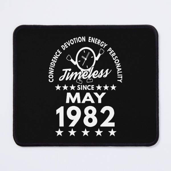 Item preview, May Birthday Timeless Person -1982 - White Text designed and sold by MoonsmileProd.
