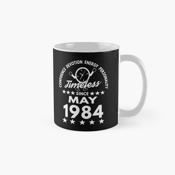 Item preview, May Birthday Timeless Person -1984 - White Text designed and sold by MoonsmileProd.