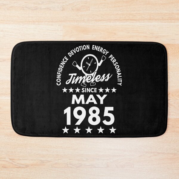 Item preview, May Birthday Timeless Person -1985 - White Text designed and sold by MoonsmileProd.