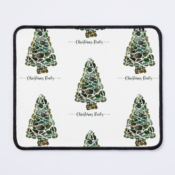 Item preview, Watercolour Pebble Christmas Tree for the Holiday Season designed and sold by JoJagoArt.