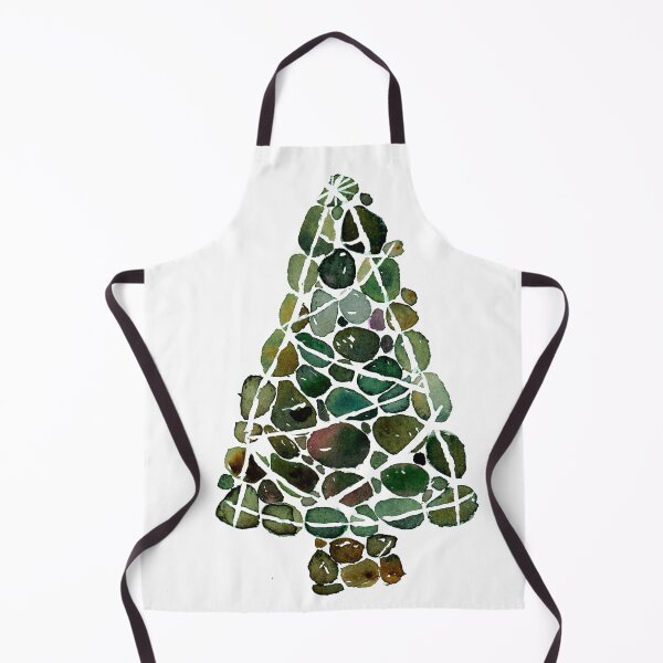 Item preview, Watercolour Pebble Christmas Tree for the Holiday Season designed and sold by JoJagoArt.