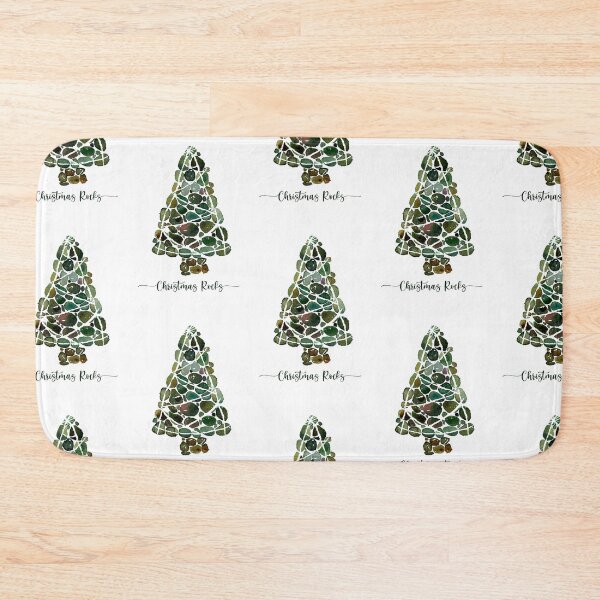 Item preview, Watercolour Pebble Christmas Tree for the Holiday Season designed and sold by JoJagoArt.