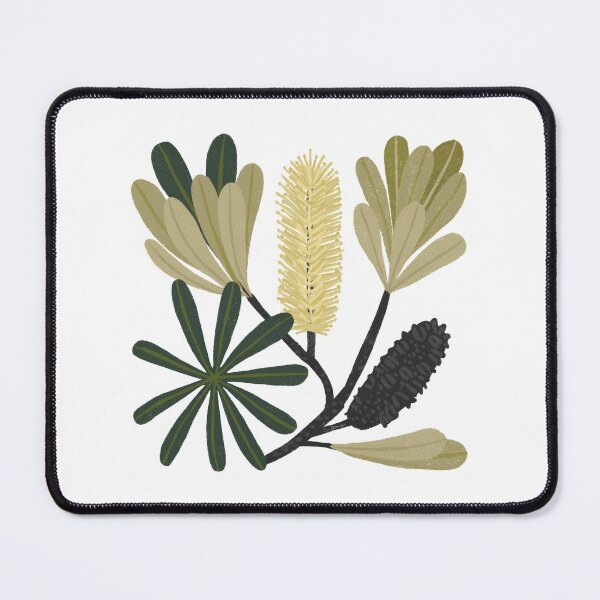 Item preview, Australian Yellow Bottlebrush in Green, Yellow and White Palette designed and sold by CircusCreative.