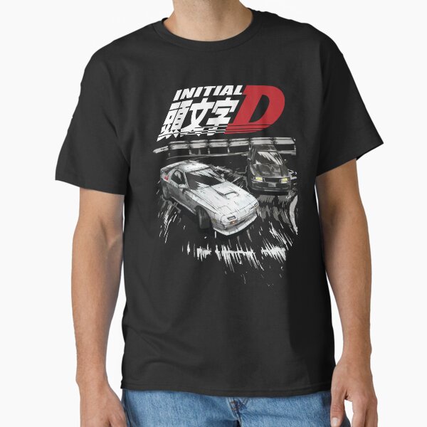 Vista previa del artículo con la obra «Initial D - Mountain Drift Racing Tandem EVO III vs FC rx-7», diseñado y vendido por cowtownCOWBOY.