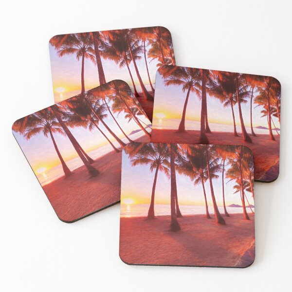 Item preview, Sunrise on Palm Cove Beach Australia designed and sold by TheBubblyOscar.