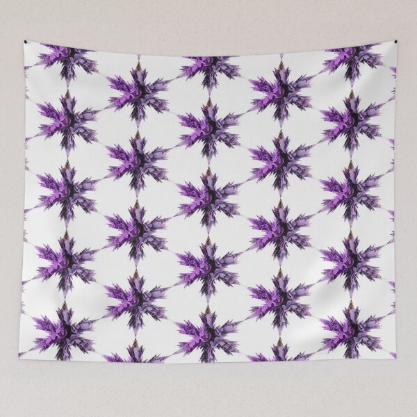 Item preview, Xmas Snowflakes Star Lavander rose petals  by Iritof designed and sold by iritof.