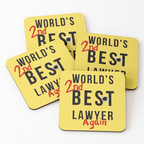 Item preview, World's 2nd Best Lawyer Again designed and sold by chromaticlux.