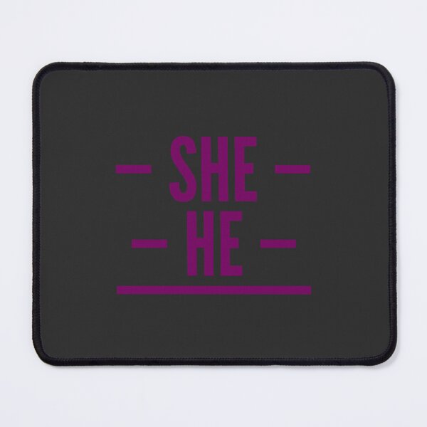 Item preview, She/He Pronouns designed and sold by Vira Magnus Layton.
