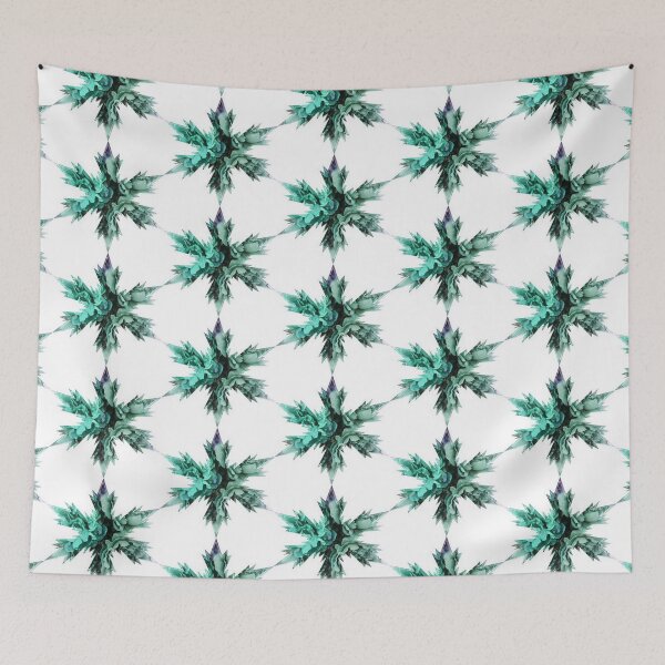 Item preview, Xmas Snowflakes Star green rose petals  by Iritof designed and sold by iritof.