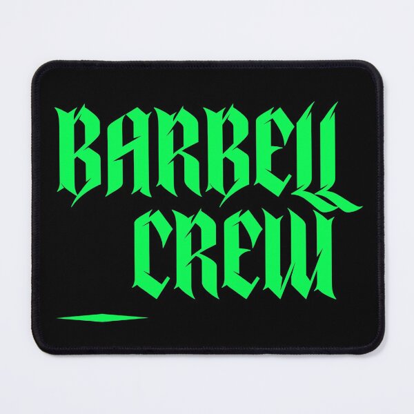 Item preview, BARBELL CREW (GREEN) designed and sold by HeavyLiftGift.