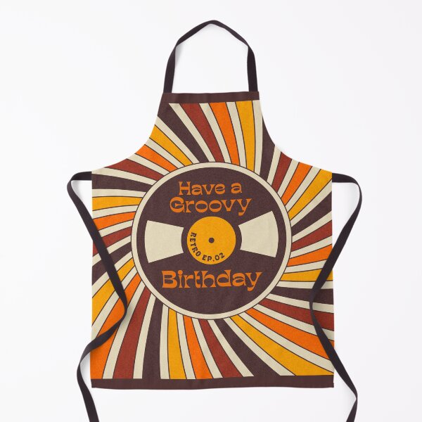 Item preview, Have a Groovy Birthday Retro 70's  designed and sold by blueavocado.