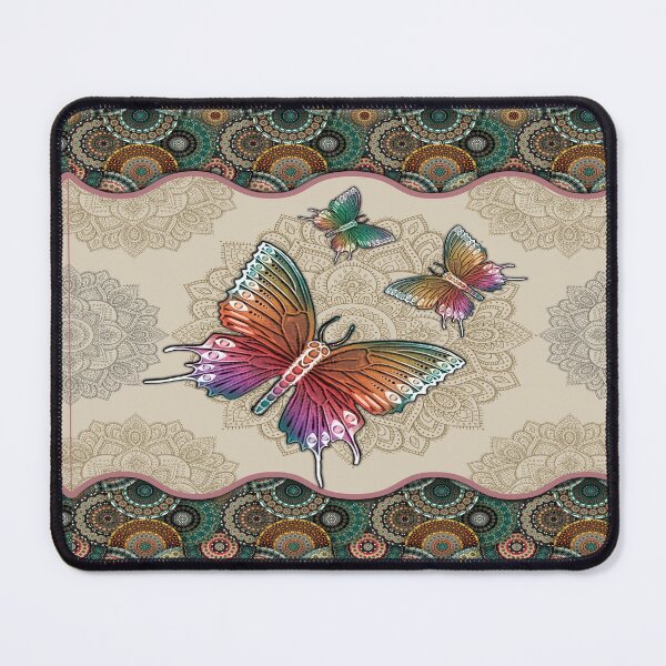 Item preview, Butterfly Vintage Mandala designed and sold by AlysaWithArt.