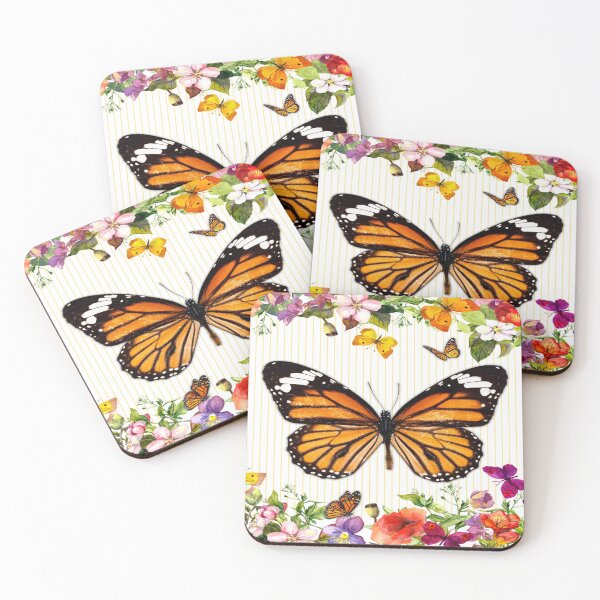 Item preview, Colorful Butterfly Floral designed and sold by AlysaWithArt.