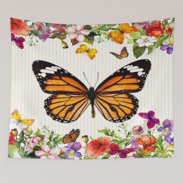 Item preview, Colorful Butterfly Floral designed and sold by AlysaWithArt.