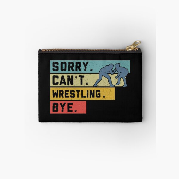 Item preview, Wrestling Sorry I Can't Retro Art designed and sold by AlysaWithArt.