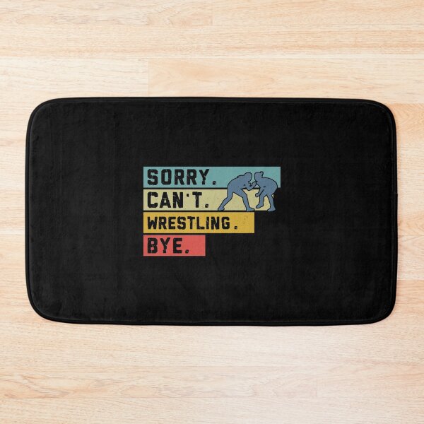 Item preview, Wrestling Sorry I Can't Retro Art designed and sold by AlysaWithArt.