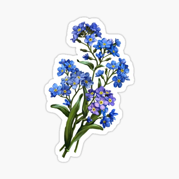 Item preview, forget-me-nots designed and sold by Niti-Niti.