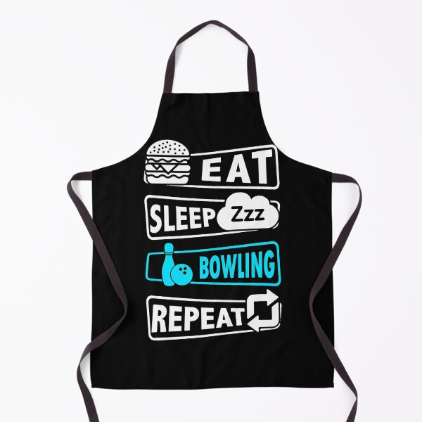 Item preview, Bowling Eat sleep Repeat Blue designed and sold by JaskolArt.