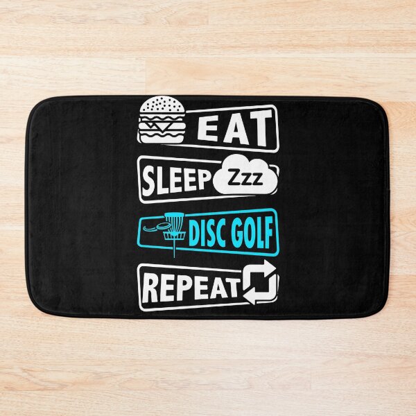 Item preview, Disc Golf Eat sleep Repeat Blue designed and sold by JaskolArt.