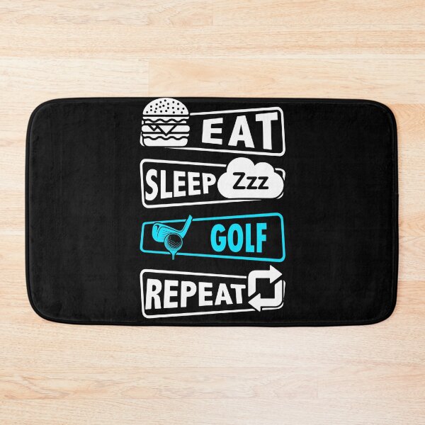 Item preview, Golf Eat sleep Repeat Blue designed and sold by JaskolArt.