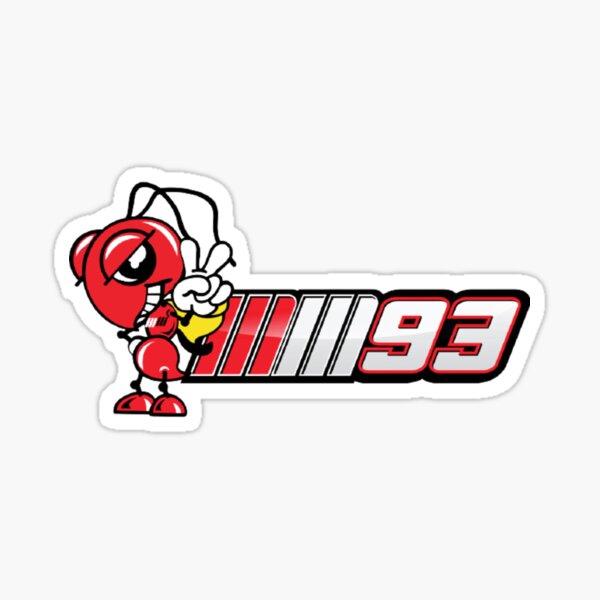 M M 9 3: Ropa y merchandising de carreras - Pegatina