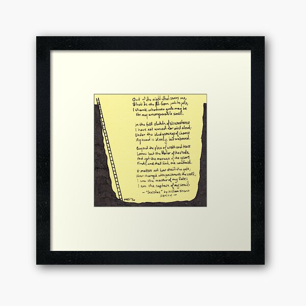 Invictus Framed Art Print
