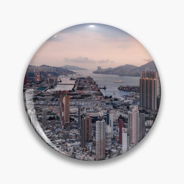 Artikelvorschau, Landung am Kai Tak Airport Kowloon Hong Kong entworfen und verkauft von Hamish Davies.