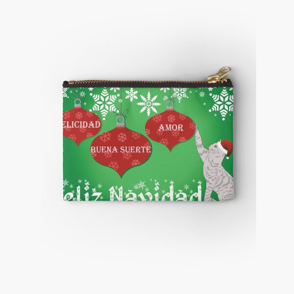 Aperçu de l'œuvre Navidad Gato Esperanza Bendiciones Amor Feliz Navidad créée et vendue par PinkPandaDesign.