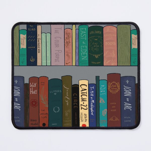 Item preview, Colorful Bookshelf Books pattern designed and sold by Ginger-ginseng.