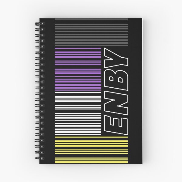 Item preview, ENBY Nonbinary Flag Barcode designed and sold by playloud.