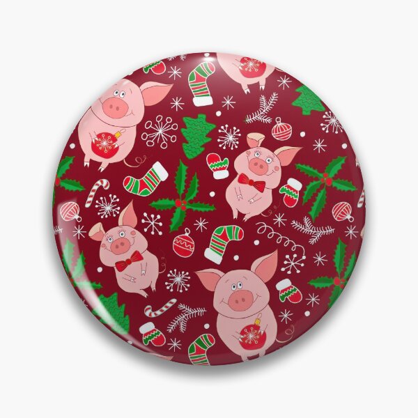 Item preview, Funny Pig Christmas designed and sold by JaskolArt.