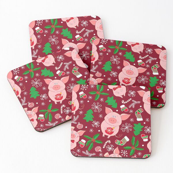Item preview, Funny Pig Christmas designed and sold by JaskolArt.