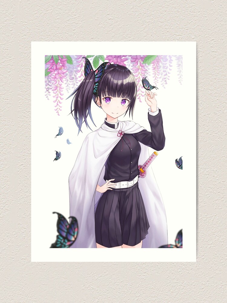 "Kanao Tsuyuri Demon Slayer Fanart" Art Print for Sale by jerrieart Redbubble